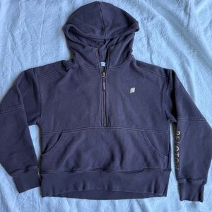 Peloton Purple Half-Zip Hoodie